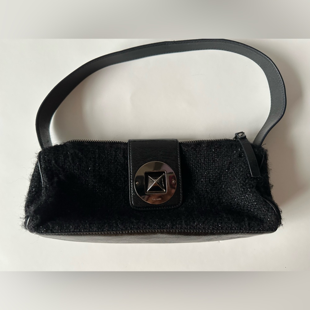 Kate Spade Black‎ Textured Shoulder Bag